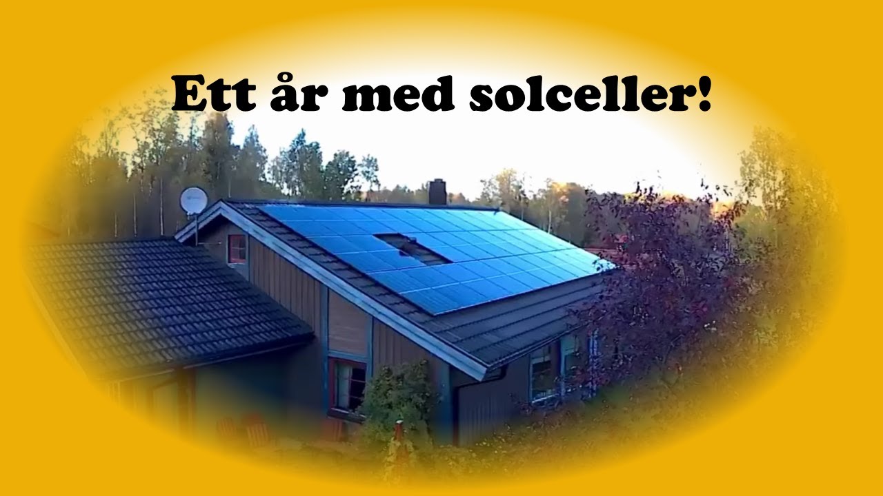 Ett &aring;r har g&aring;tt med solceller!