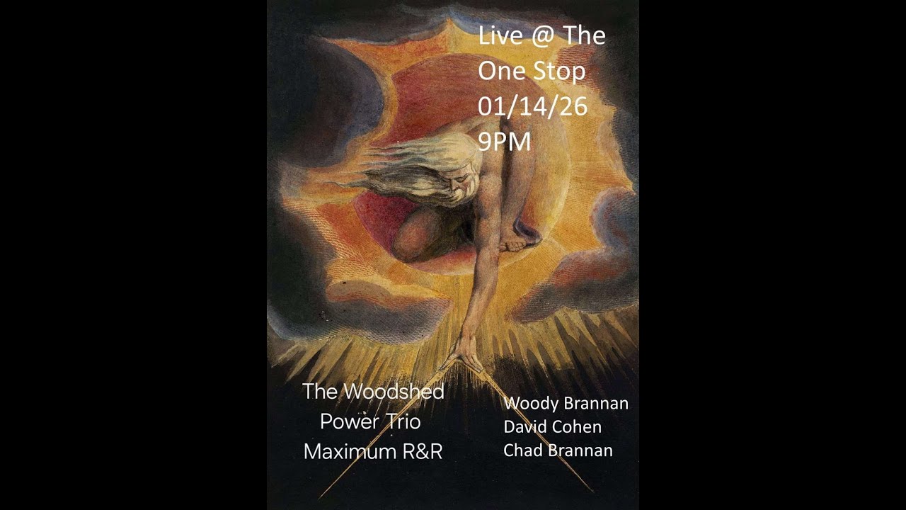 The Woodshed Power Trio LIVE at One Stop / AMH 1-14-2026