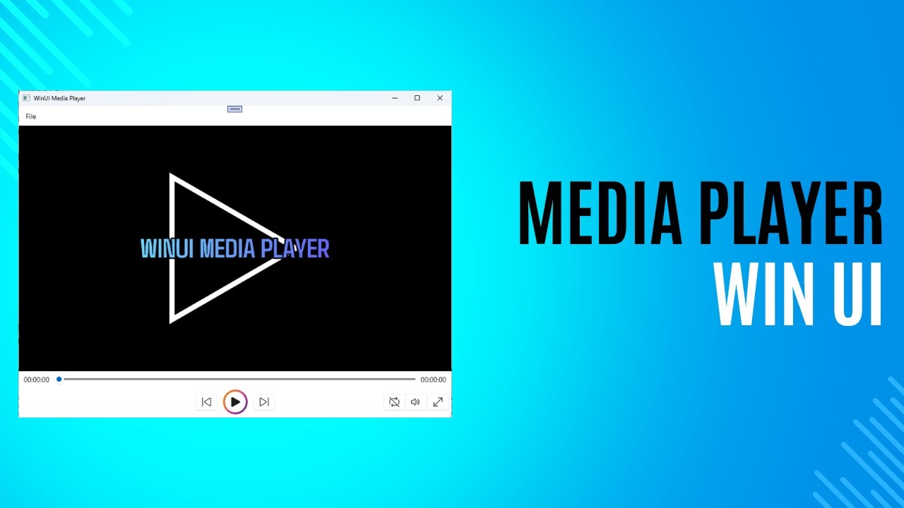 Creating a Media Player in WinUI: Part 1 - A Comprehensive Guide