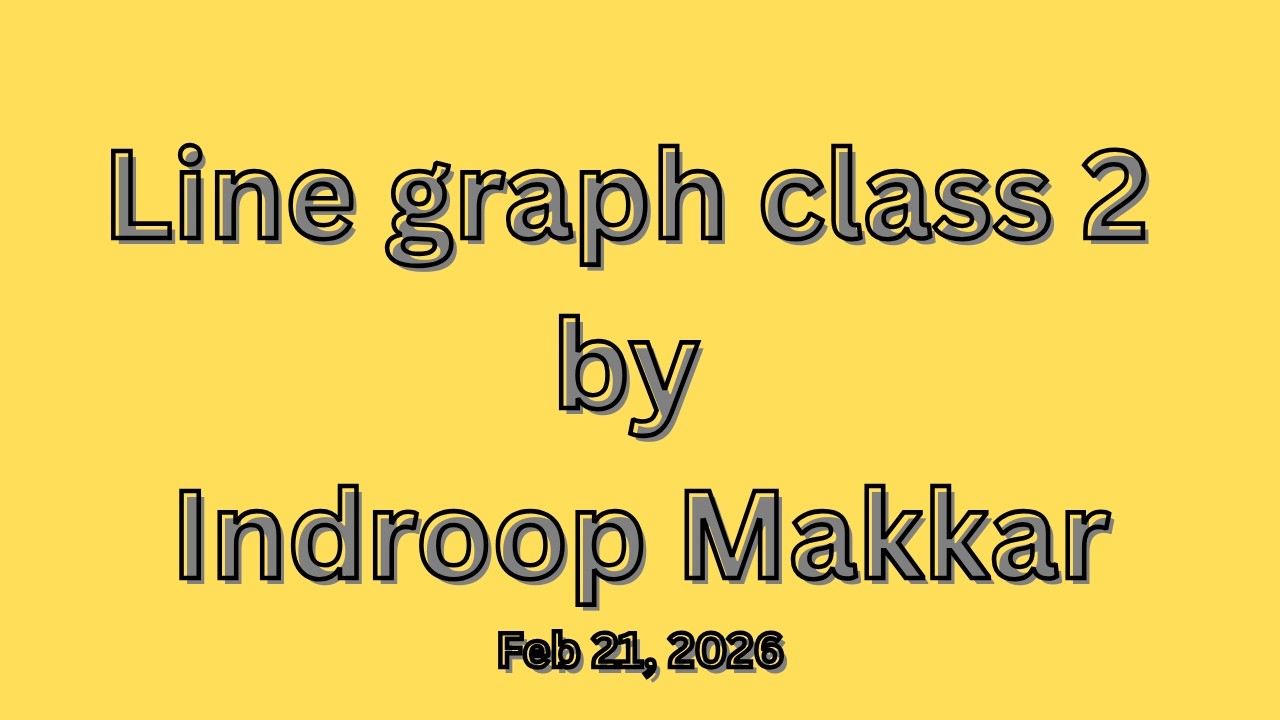 Line Graph Class 2