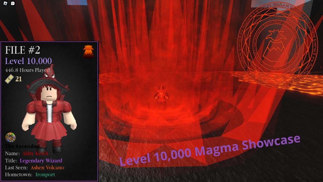 World of Magic Level 10000 Magma Showcase