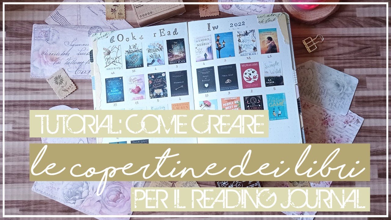 Tutorial: Come stampare le copertine dei libri per il reading journal