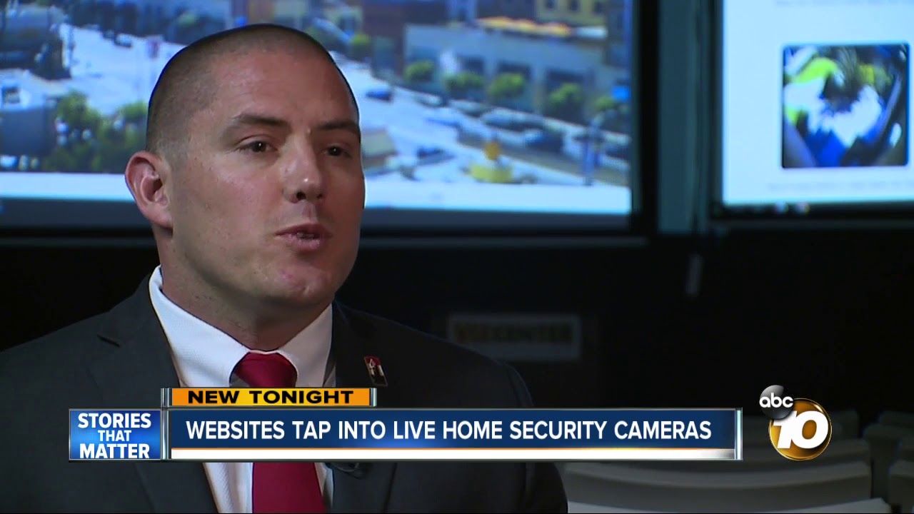 websites tap into live home security cameras