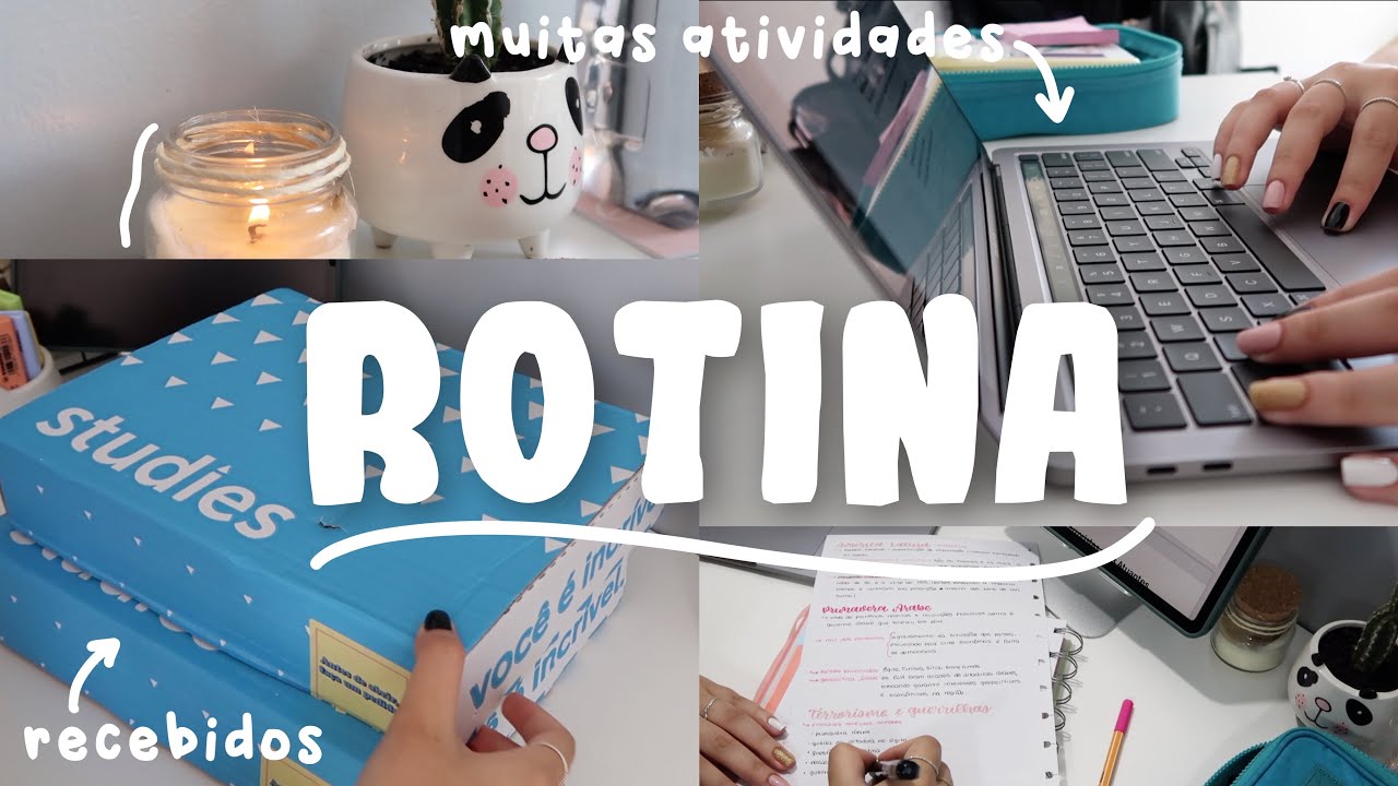 dia produtivo, muitas atividades, recebidos e + ✨🤍👩🏻‍💻 *rotina de uma estudante*