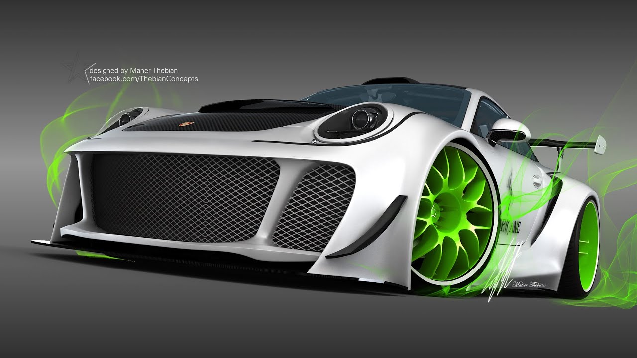 Monster Porsche Hurricane Concept Design
