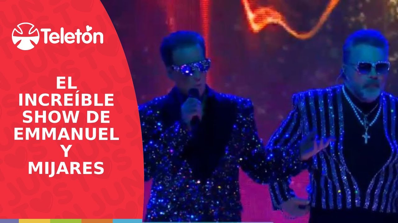Así fue la aplaudida presentación de Emmanuel y Mijares en la Teletón 2024 | Canal 13