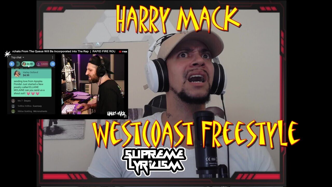 PAC, SNOOP, DRE!!!!!!!!!!! Harry Mack - West Coast Freestyle REACTION
