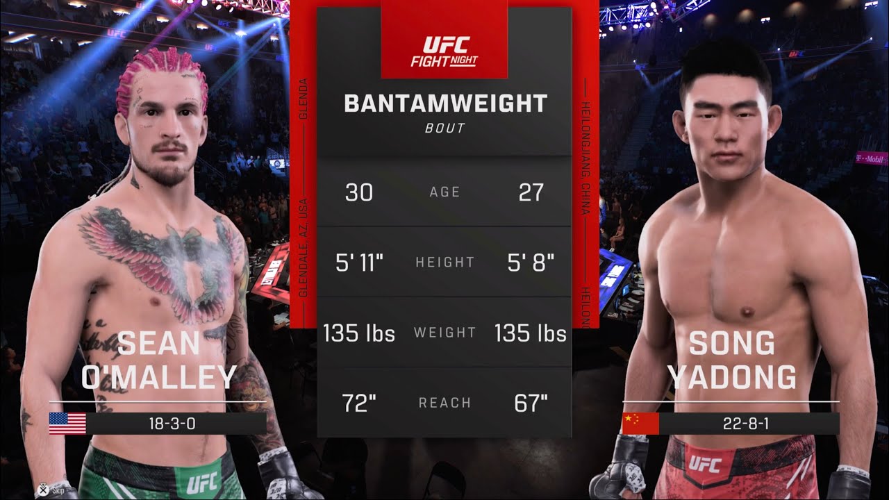 UFC 324: O'Malley vs Yadong (UFC 5 Simulation)