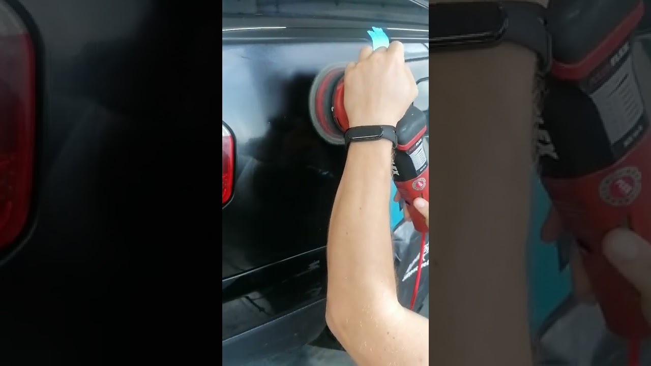 Lakk fekete BMW polírozása