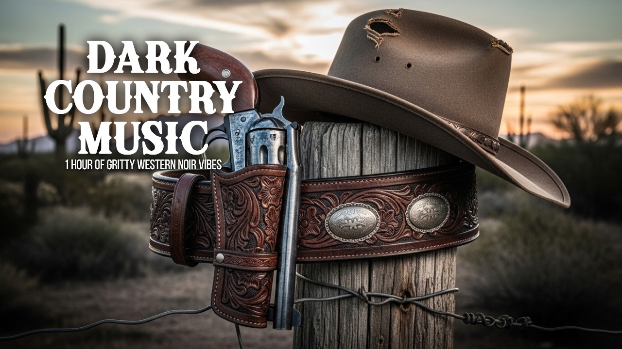 Outlaw Country Instrumental | 1 Hour of Gritty Western Noir Vibes