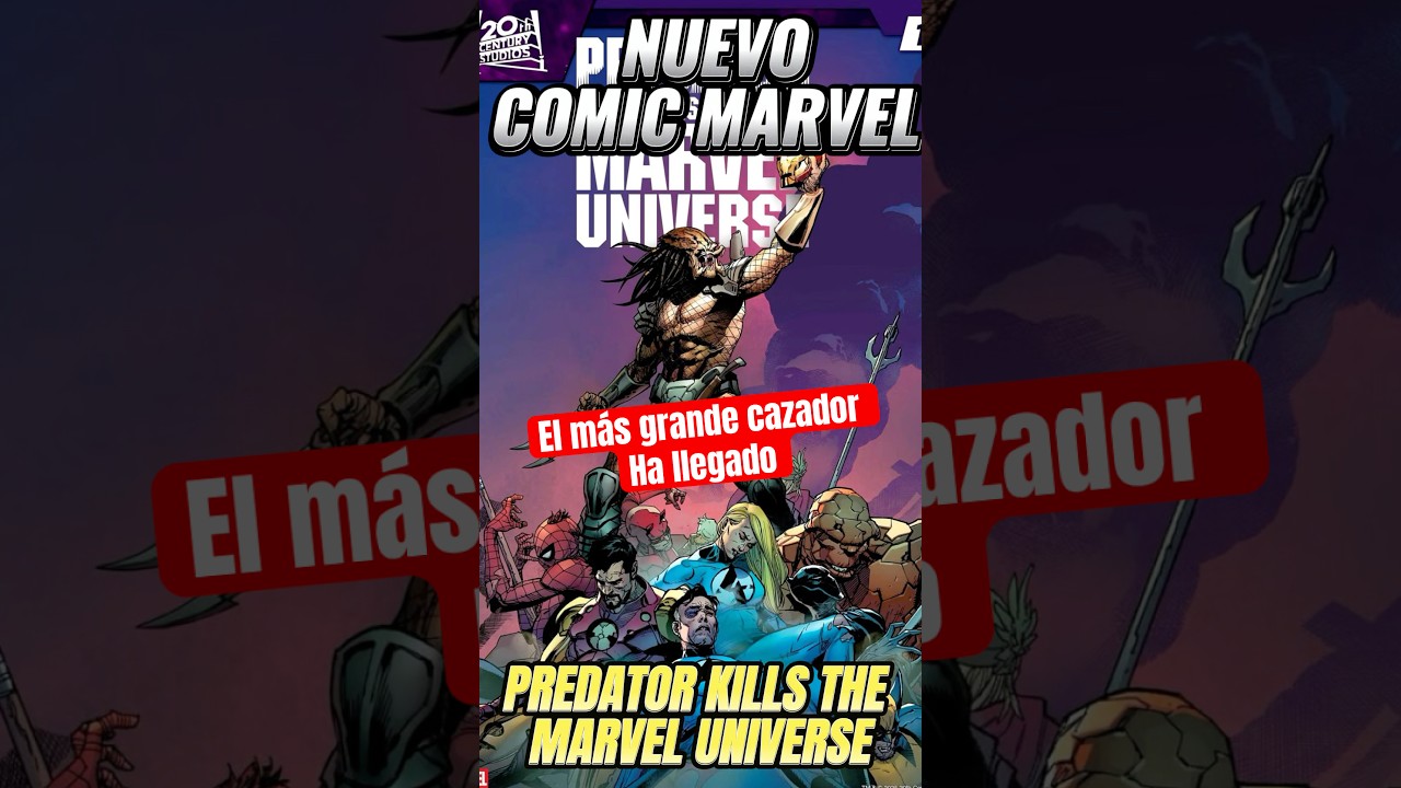 💥&iquest;PREDATOR vs MARVEL? As&iacute; se ve la MASACRE del Universo Marvel 😵