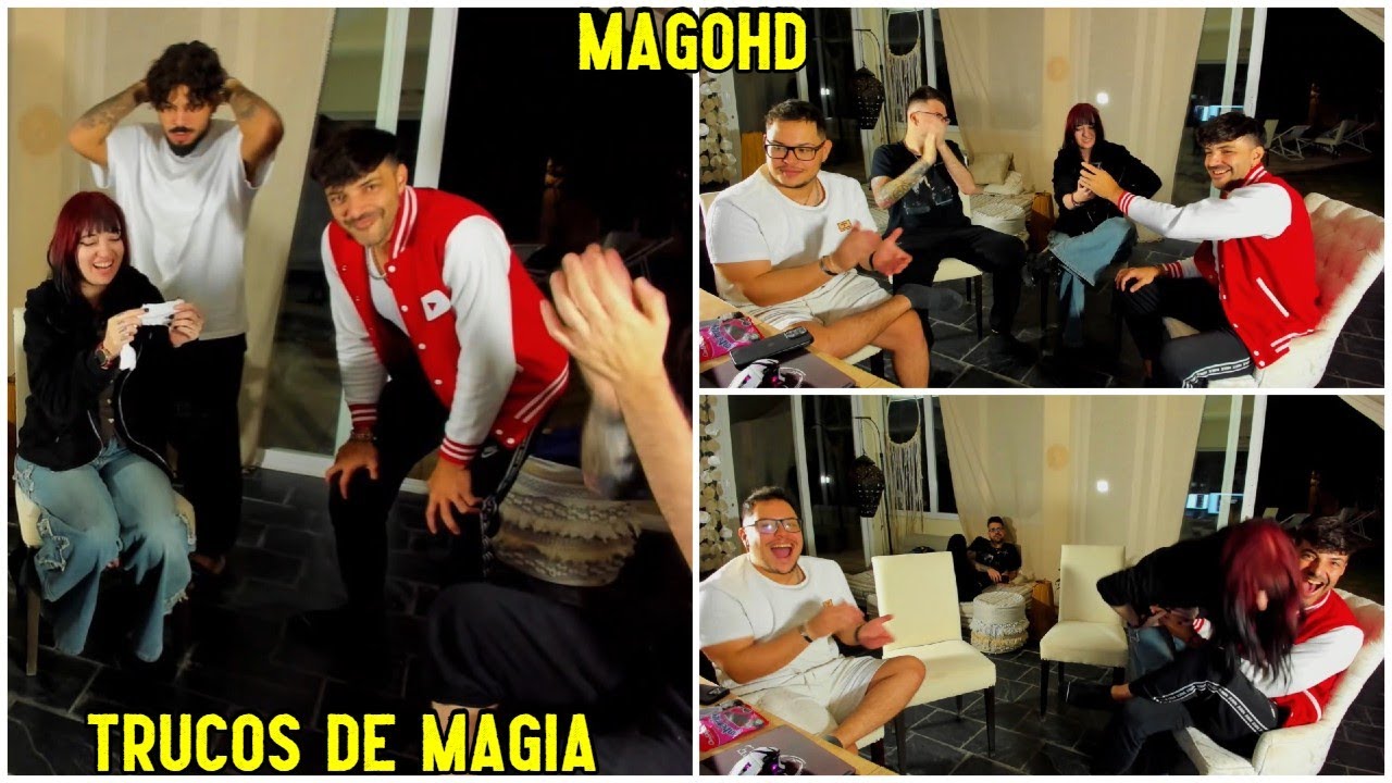 NEXXUZ le ense&ntilde;a TRUCOS de MAGIA a MORPHAINS en DIRECTO XDD