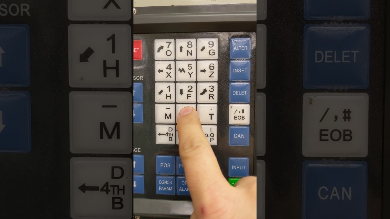 Starting a spindle using MDI commands, Fanuc 0M