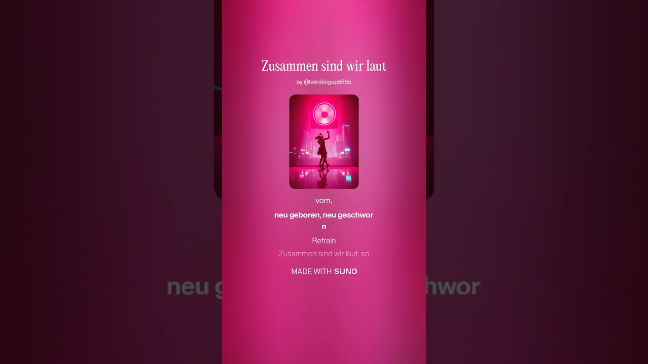 ZUSAMMEN SIND WIR LAUT 