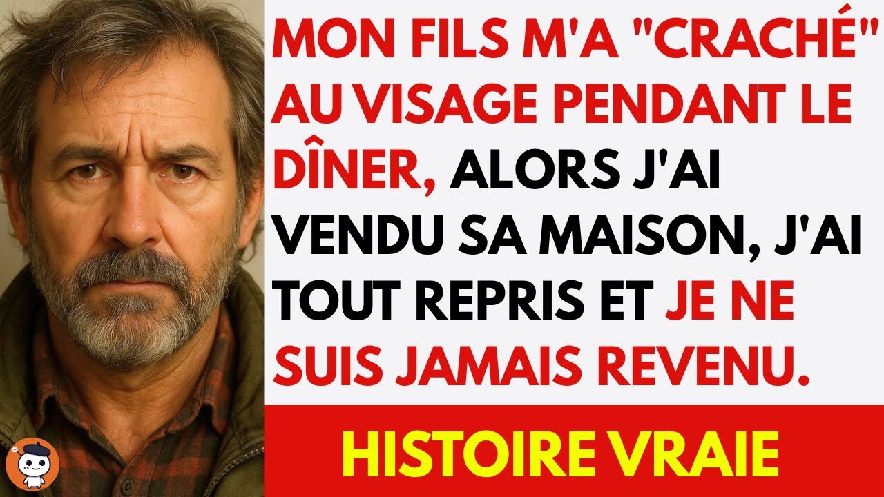Mon fils m’a craché au visage au dîner… Alors j’ai vendu sa maison et je ne suis jamais revenu.