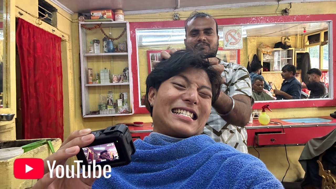 Jitna baal bacha tha woh bhi ukhar diya 😂 
