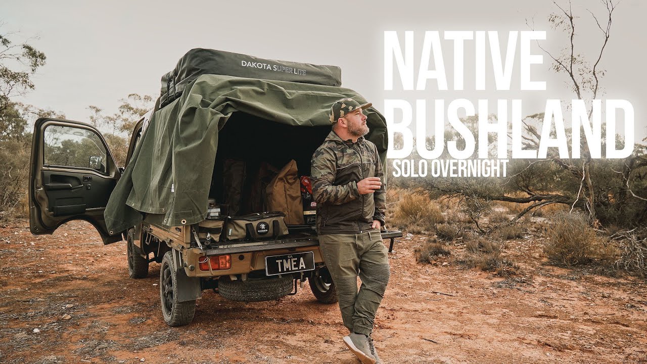 ASMR Cozy Night in the Hijet Mini Truck Camper – Bushland Camping & Clear Skies