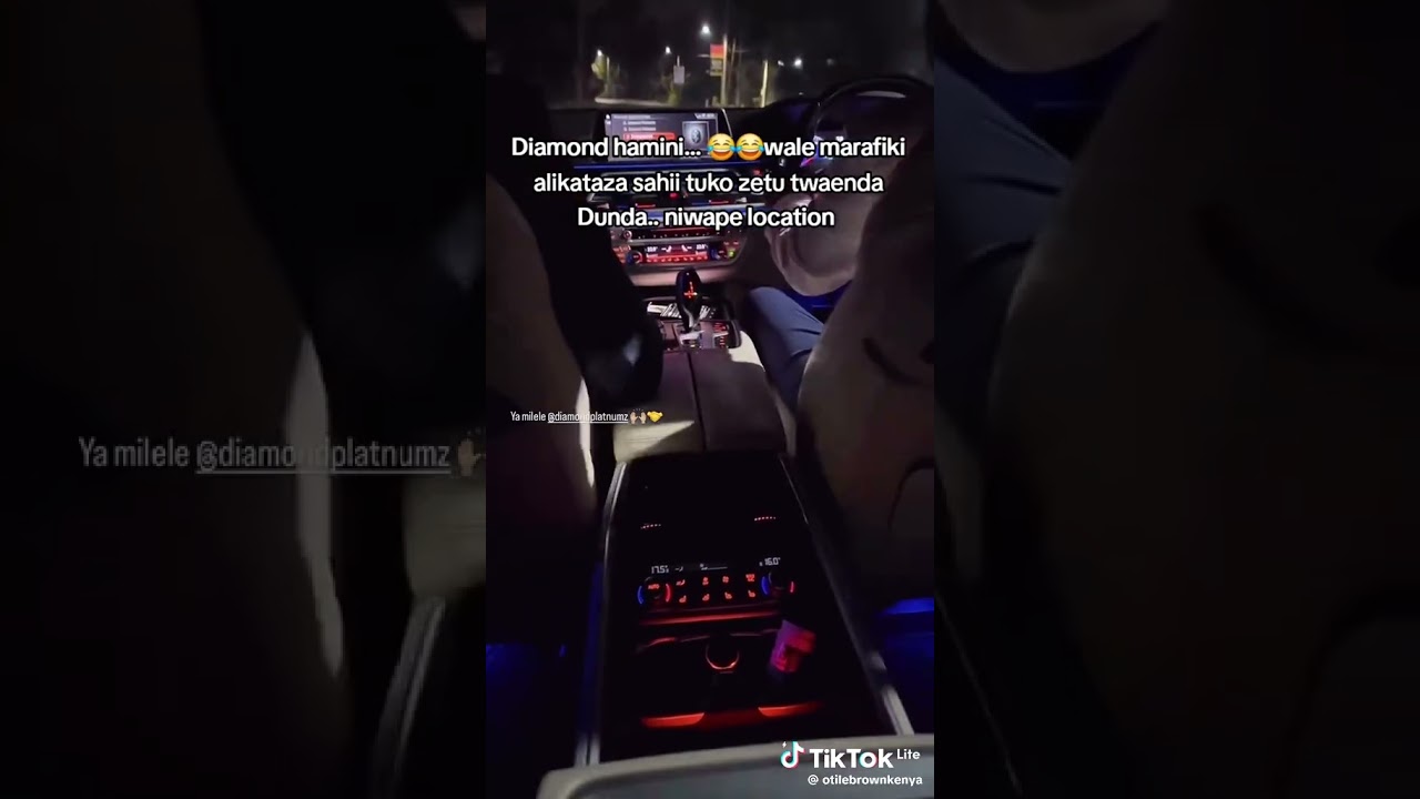 Otile Brown Vibing To Diamond Platnumz Song 