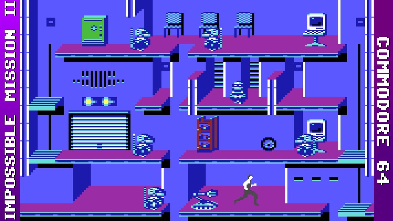 Impossible Mission II Longplay (C64) [QHD]