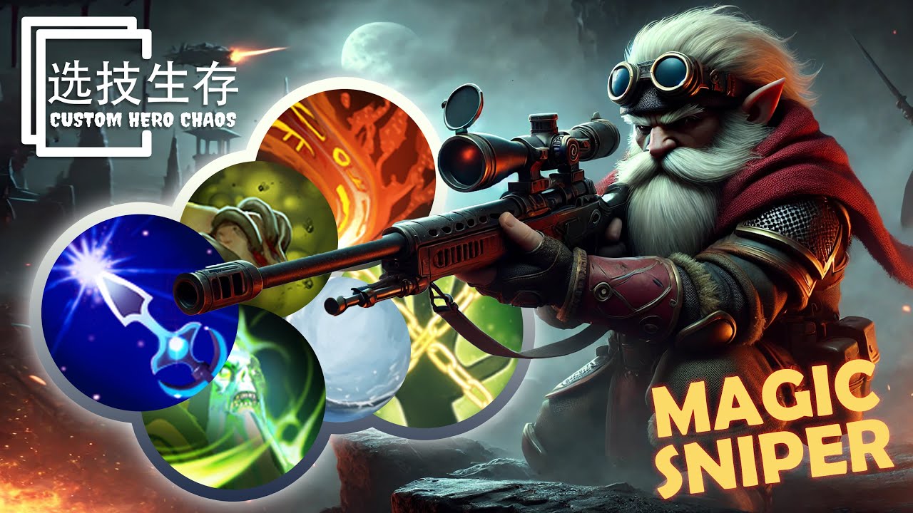 Sniper Round 69 Magic Build - Dota 2 Custom Hero Chaos