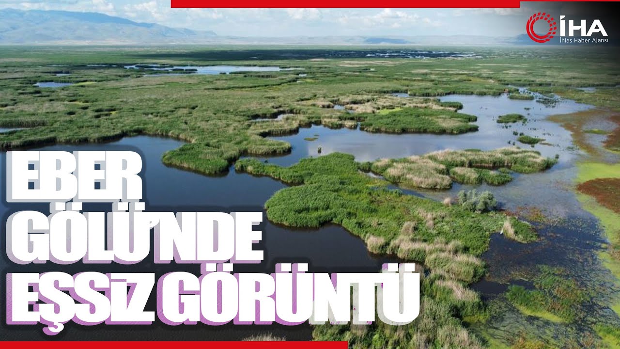 Eber Gölü’nde Su Seviyesinin Yükselmesi İle Adacıklar Belirgin Hale Geldi