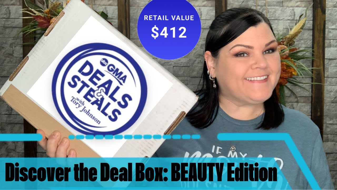 GMA 2021 Discover the Deal Box BEAUTY Edition Unboxing … $412 RETAIL VALUE