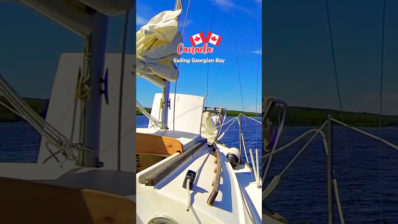 Sailing Collage on Georgian Bay, Ontario, Canada #boatinglife