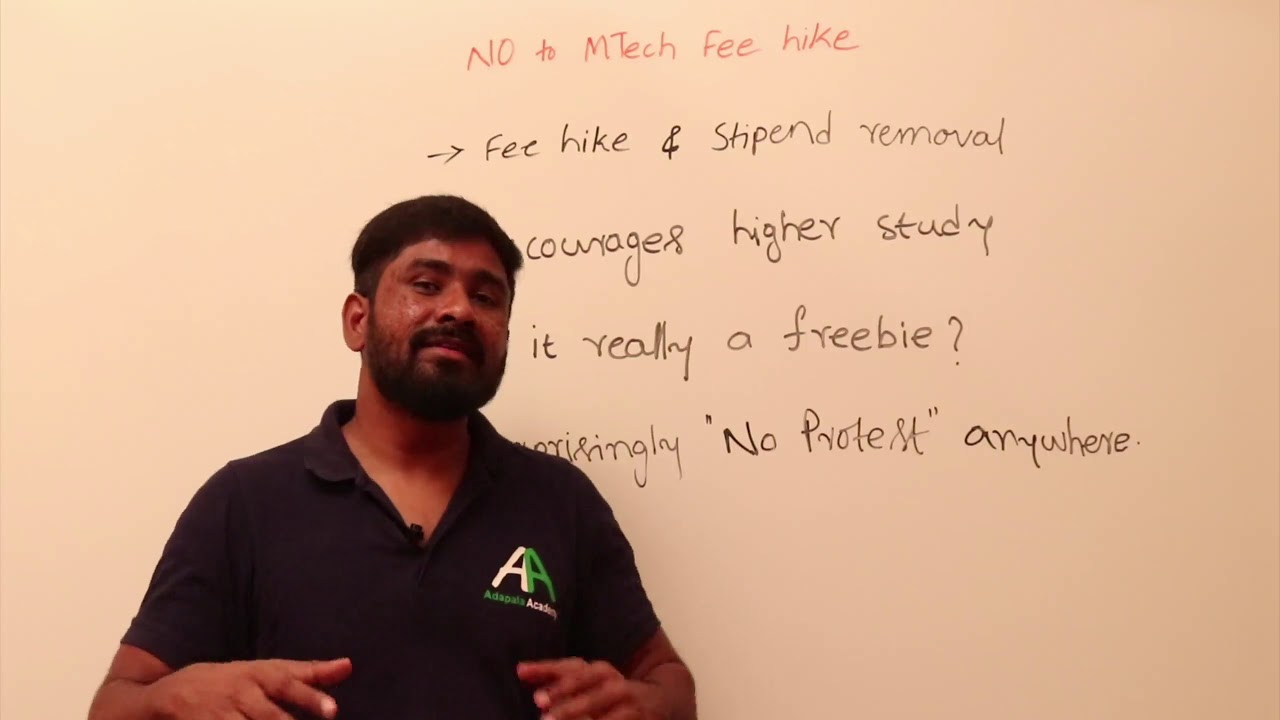 No to IIT Mtech fee hike and Suspension of Stipend || Protest the decision