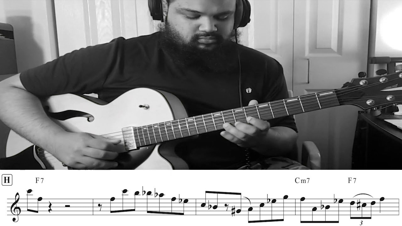 Billie's Bounce George Benson's Solo Transcription
