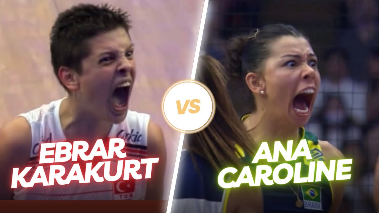 Ana Carol 🆚 Ebrar Karakurt | On fire🔥 | Brazil vs Türkiye | VNL2023