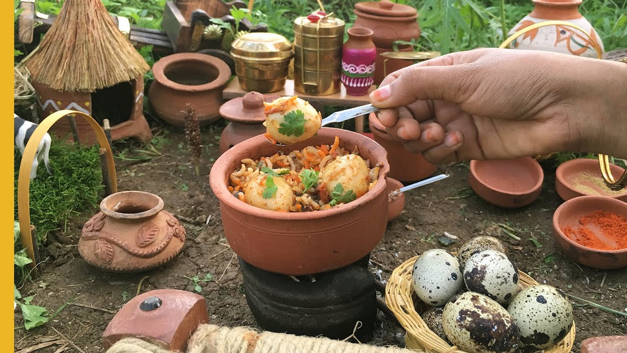 Miniature Egg Dum Biryani Recipe | E#43 | Egg Biryani Recipe | Miniature Biryani