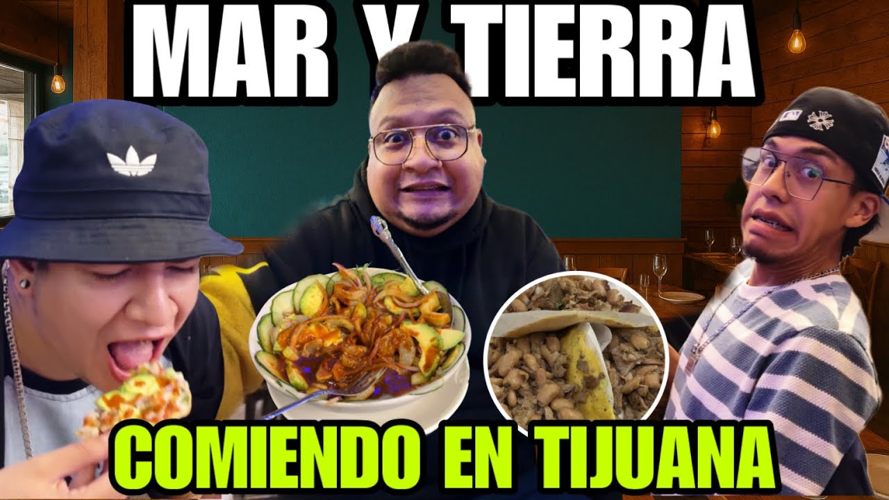 ¡Así es Tijuana por Primera Vez! 🤯 Mariscos FRESCOS vs. El Mejor Taco de Carne del Mundo 🌮