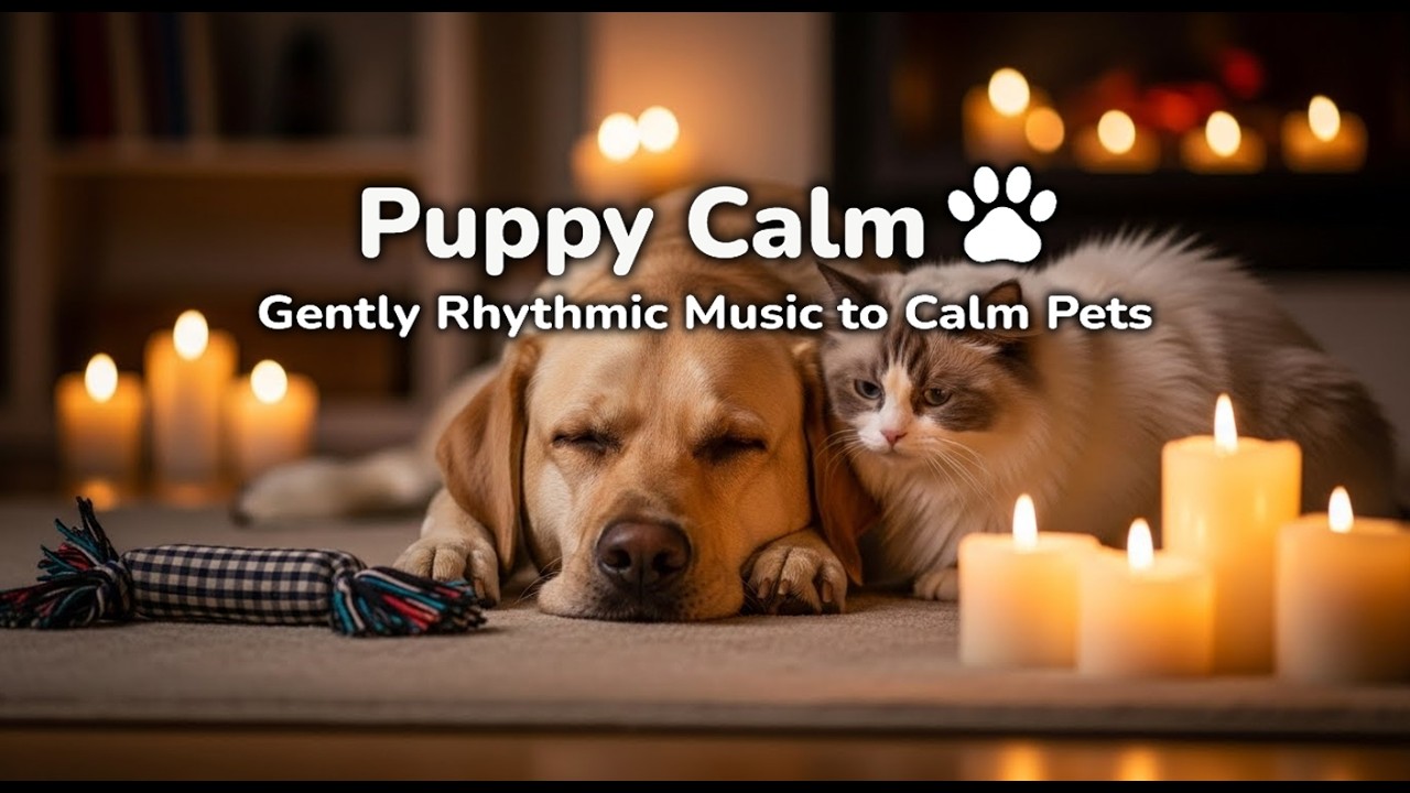 강아지와 고양이의 포근하고 안전한 수면 음악  포근한 밤의 불빛 Soft Night Glow  Deep Sleep Music for Dogs & Cats