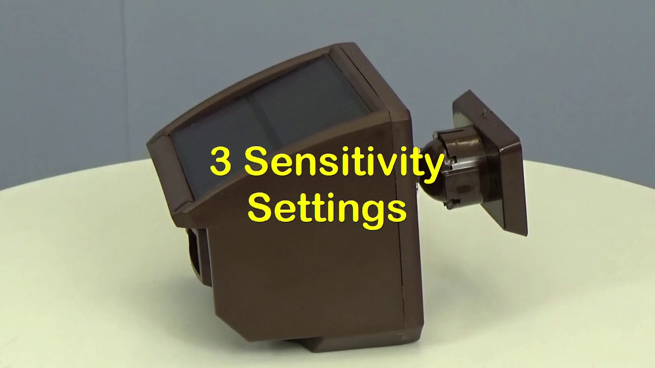 DA-600 Wireless Driveway Alarm Alert Brown PIR