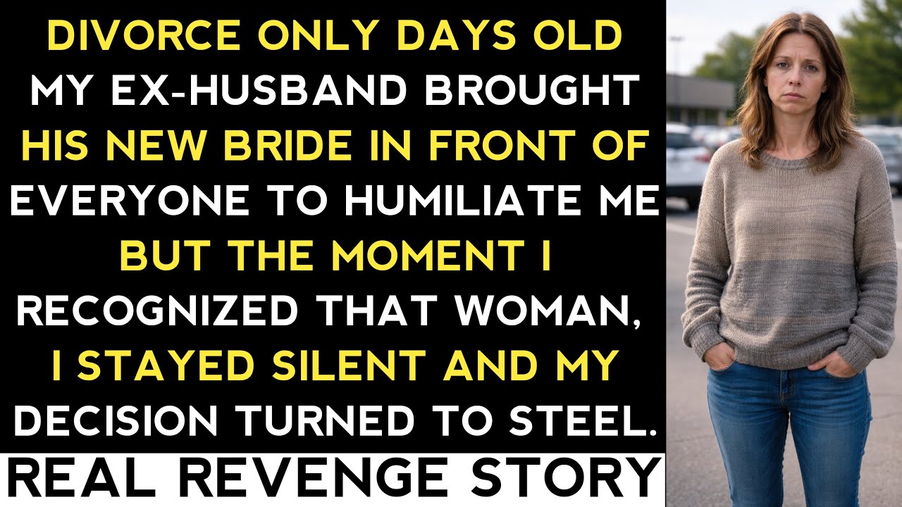 MY EX-HUSBAND'S NEW BRIDE WAS MEANT TO HUMILIATE ME—BUT RECOGNIZING HER CHANGED MY ENTIRE PLAN