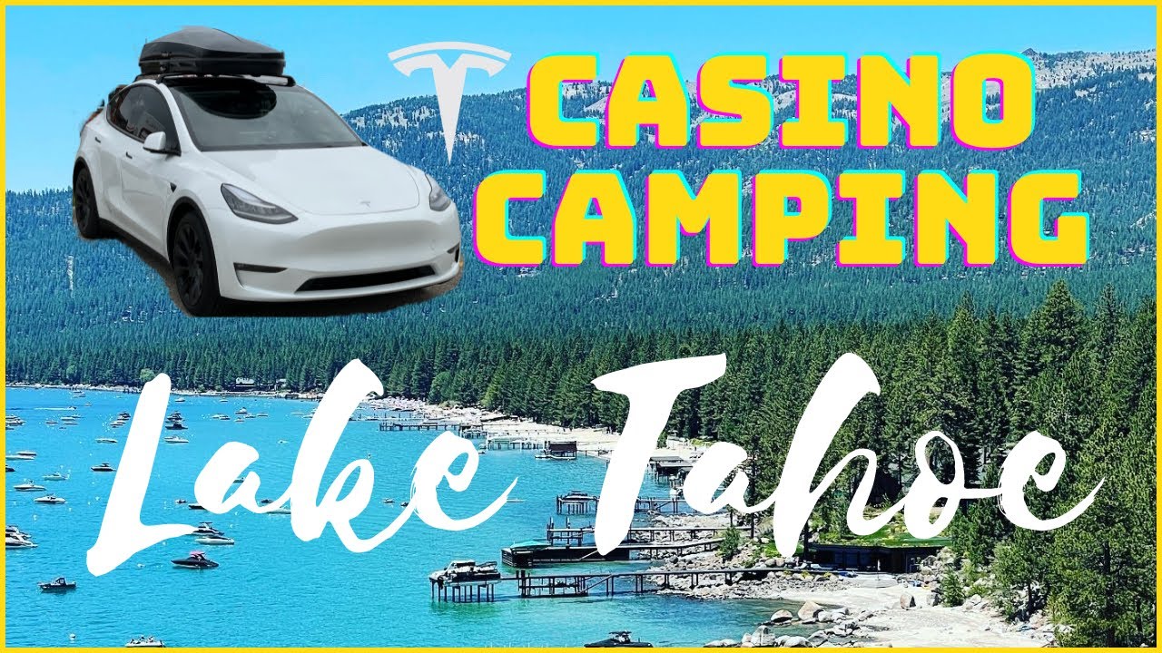 Camping Near Lake Tahoe Fire in my Tesla Model Y | S1:E8