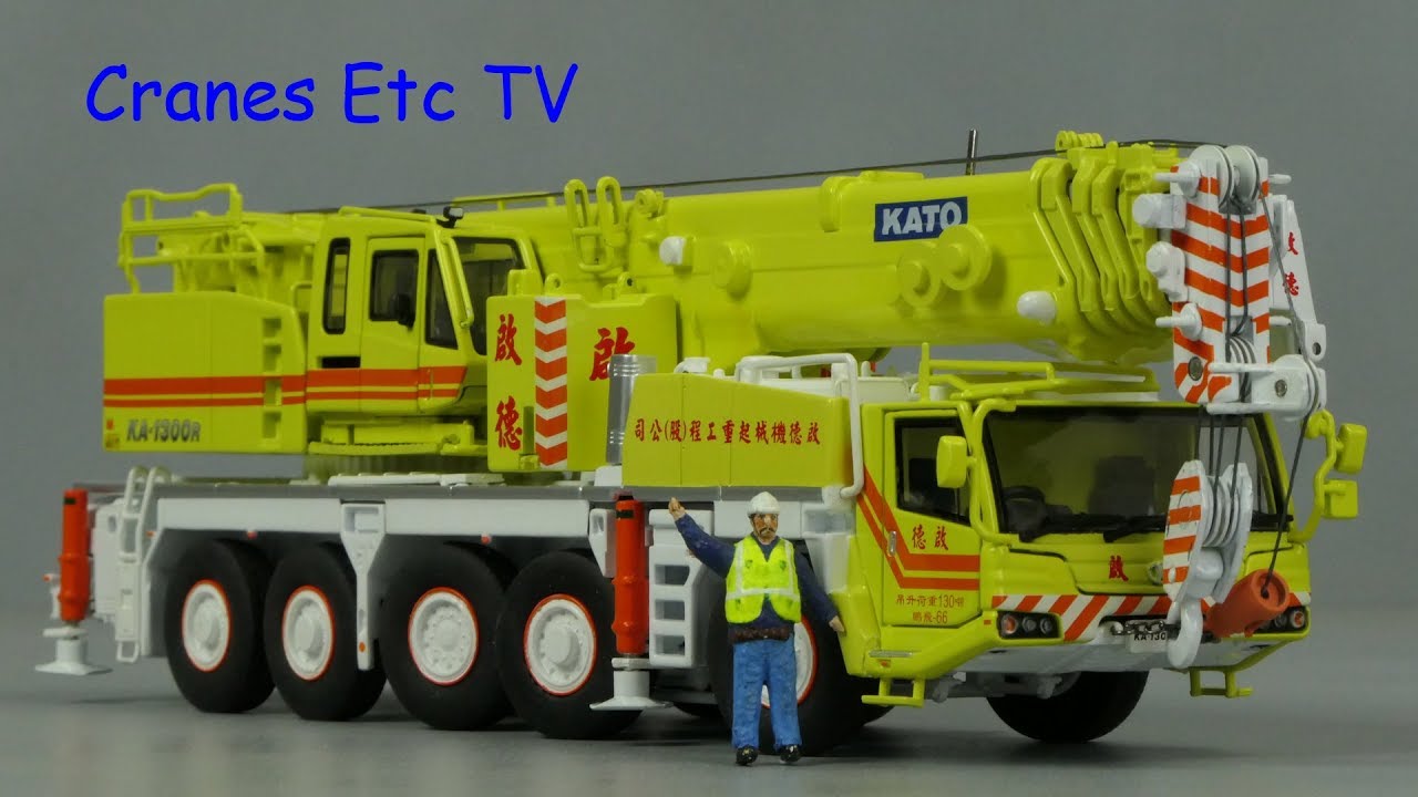 Yagao Kato KA-1300R Mobile Crane 'Chi Deh' by Cranes Etc TV
