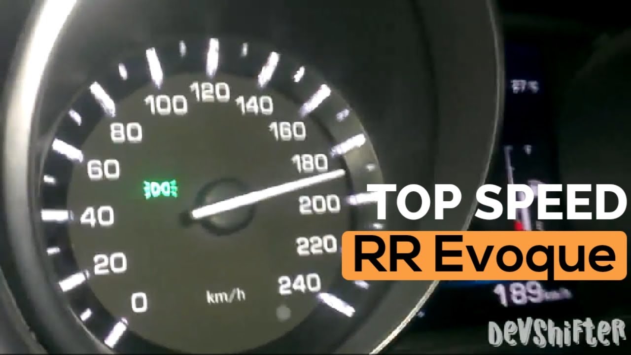 Range Rover Evoque - Top Speed