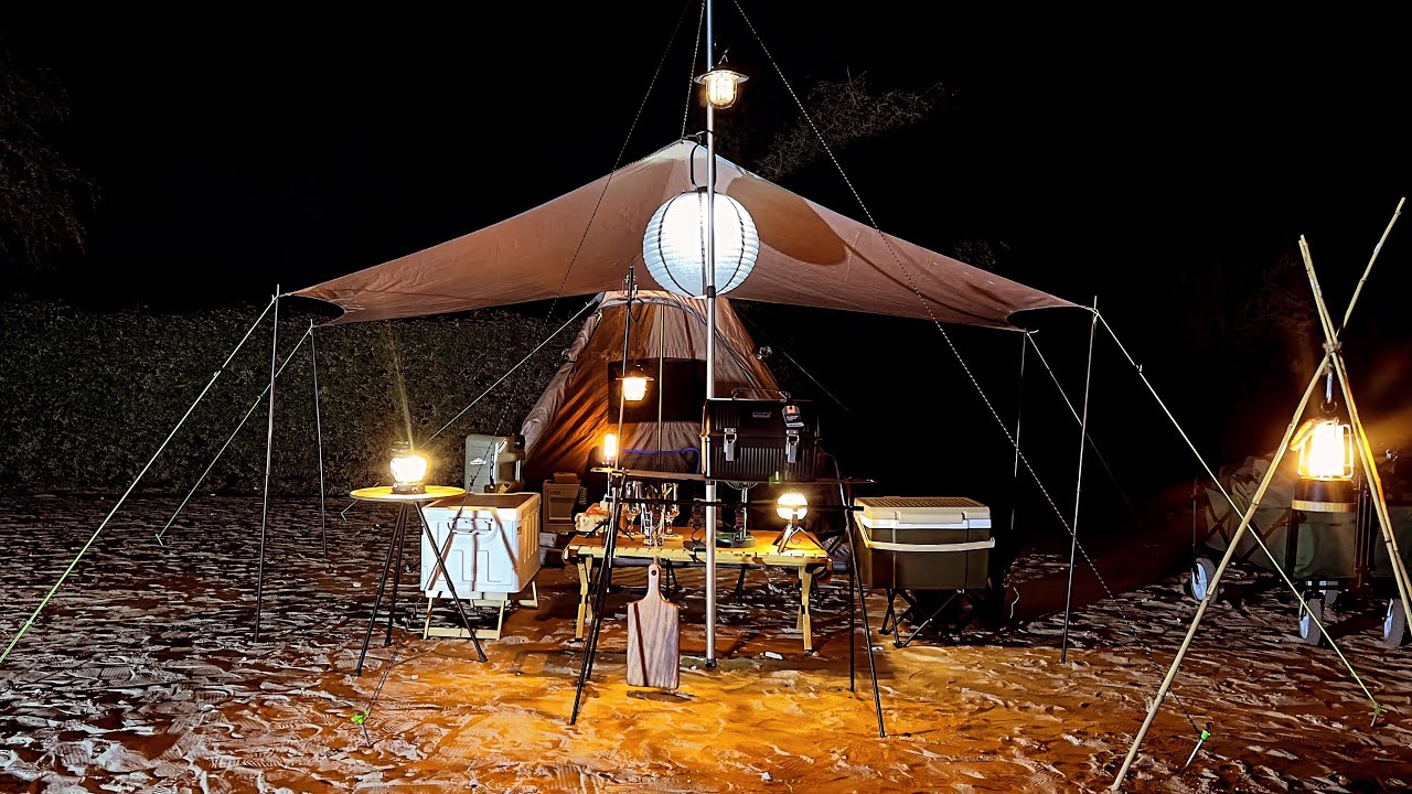 Overnight Camping with Teepee Tent | Cozy & Relaxing | Expo 2020 Lake