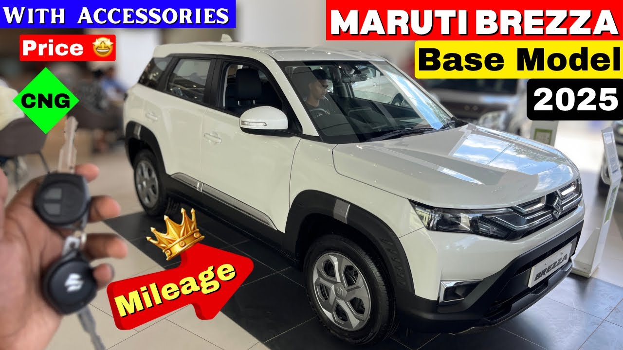 ₹25 हज़ार में 💸 BREZZA का Top Model 🔥 | Maruti Suzuki Brezza Lxi Cng 2025