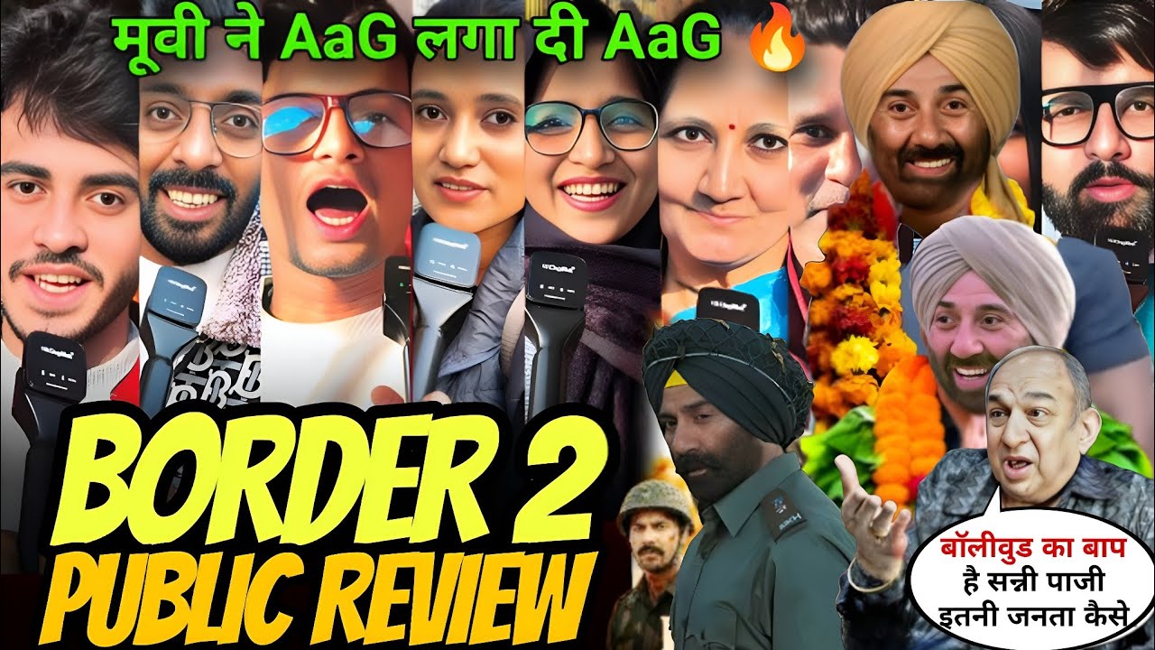 Border 2 Public Reviews: Manoj Desai & Fans Shocked! | Border 2 Movie Review