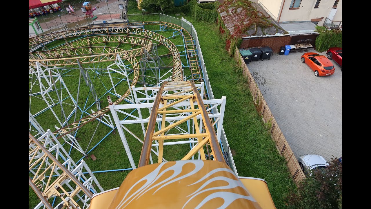 Jet Star 3 @ Lunapark Robland, Poland - onride POV