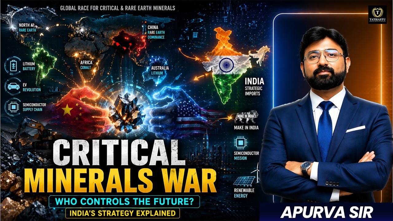 Critical Minerals & Rare Earth Metals Explained | Global Power, Geopolitics & India&rsquo;s Strategy