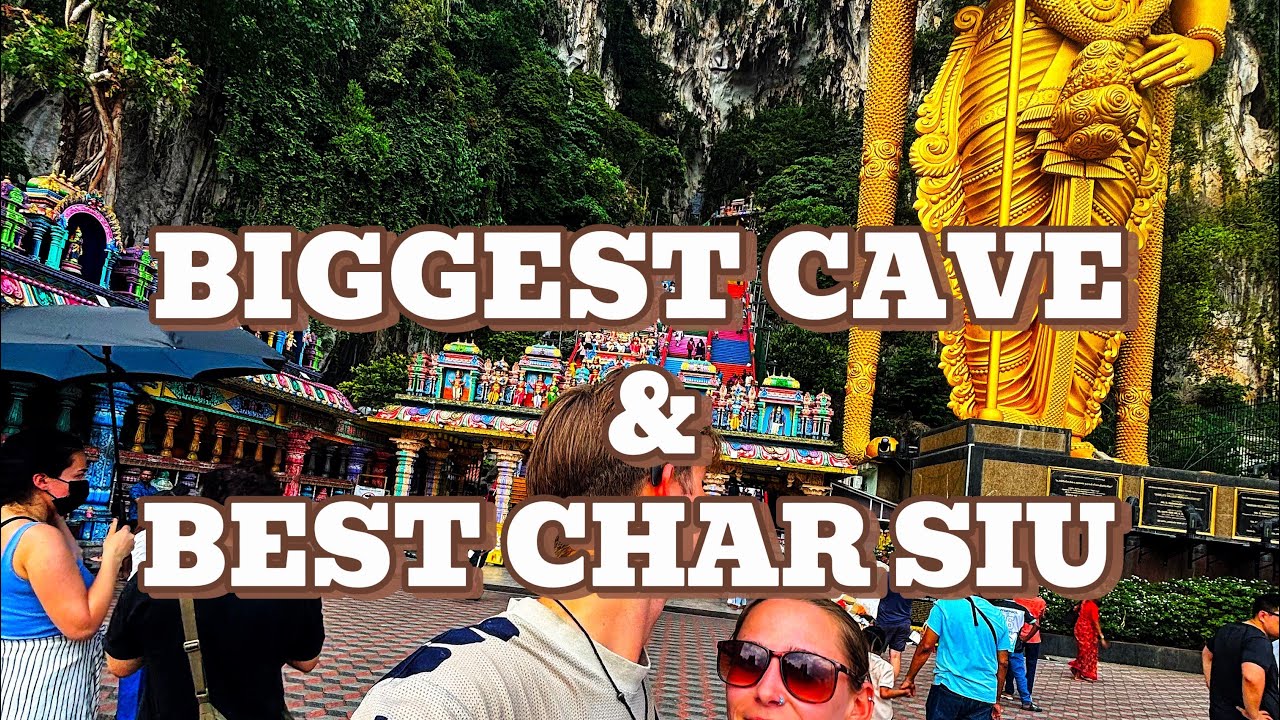 we found the BEST char siu PORK and climbed the BIGGEST cave temple!! 