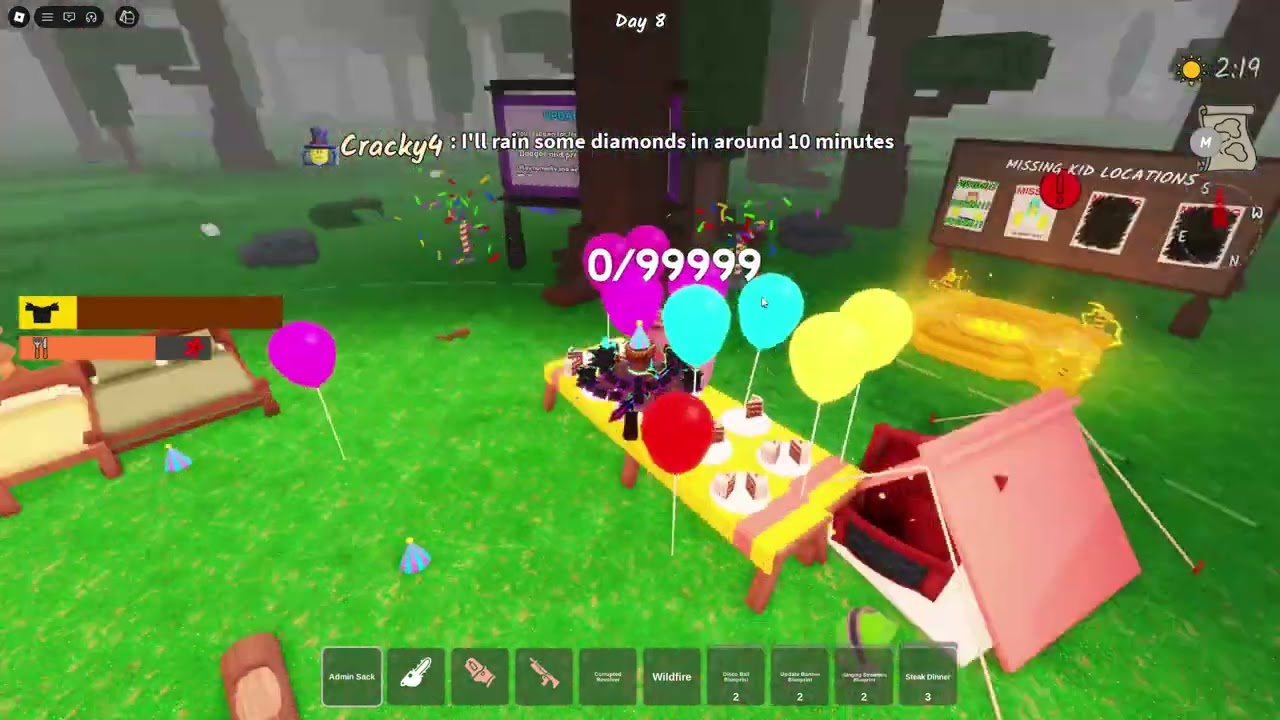 99 Nights in the Forest Roblox Live Event from January 24, 2026