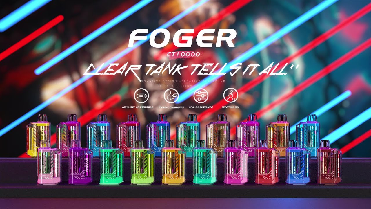 Foger CT10000 Disposable 5% /2% | Clear Tank Tells It All