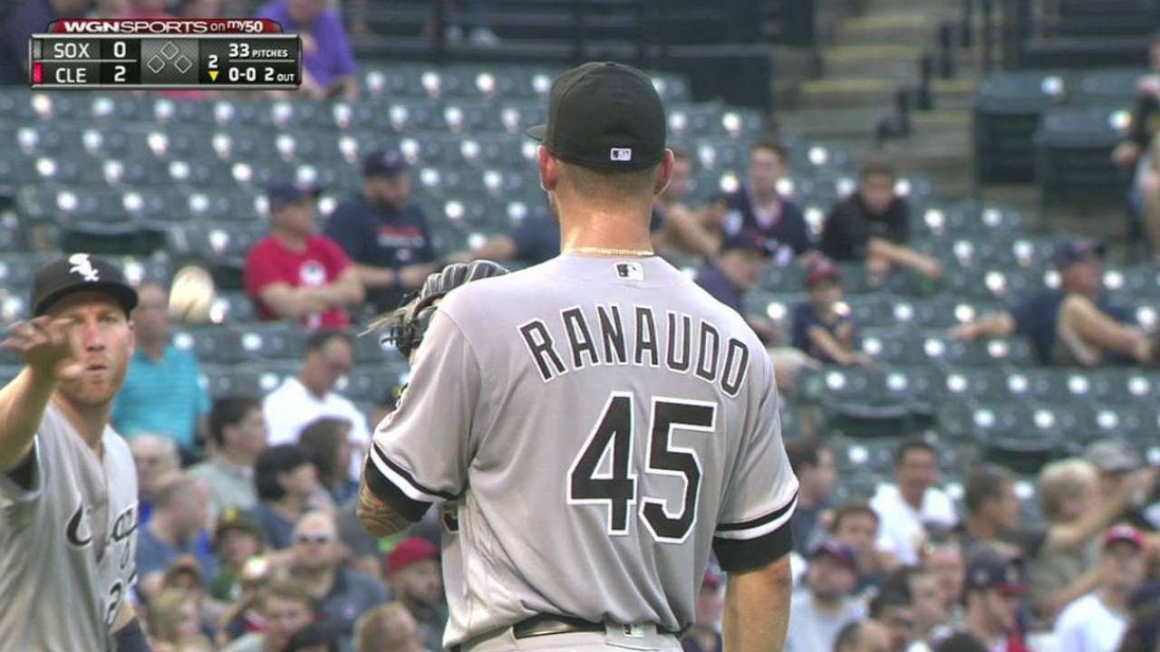 CWS@CLE: Ranaudo sits down Naquin with a strikeout