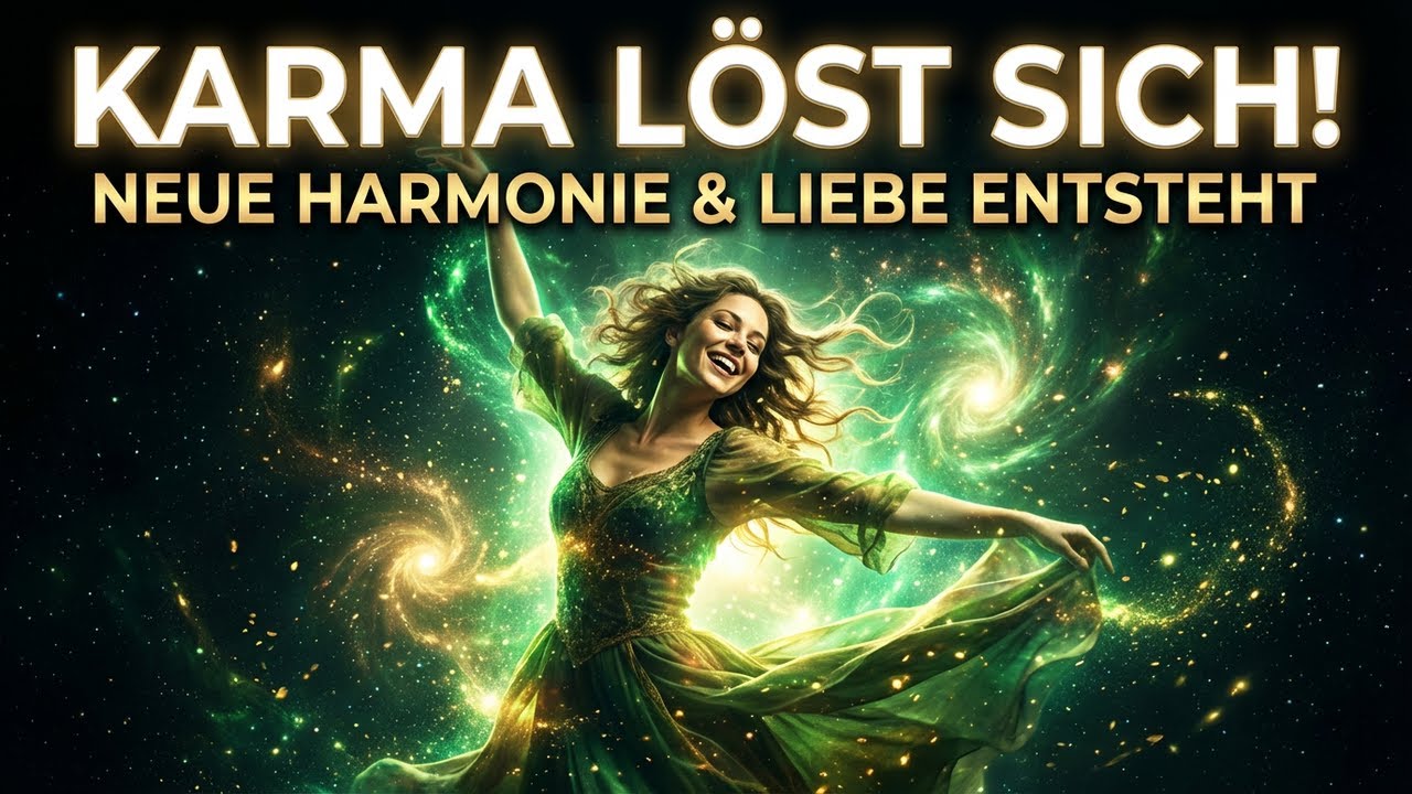 Karma löst sich 🌀 Im Tanz des Wandels entsteht eine neue Harmonie & Liebe ✨️🔮💚