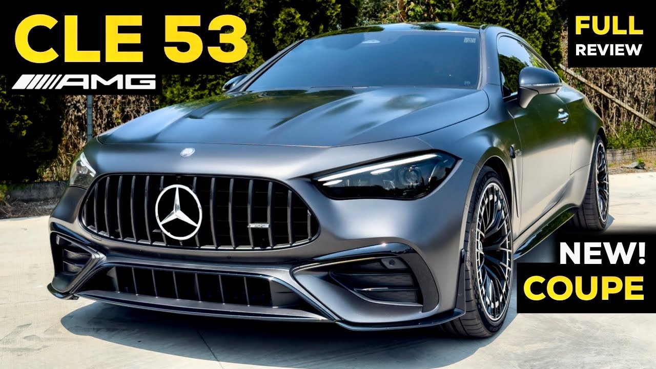 2024 MERCEDES AMG CLE 53 Coupe BETTER Than BMW M4?! 6 Cylinder BRUTAL Wide Body! FULL Review Sound