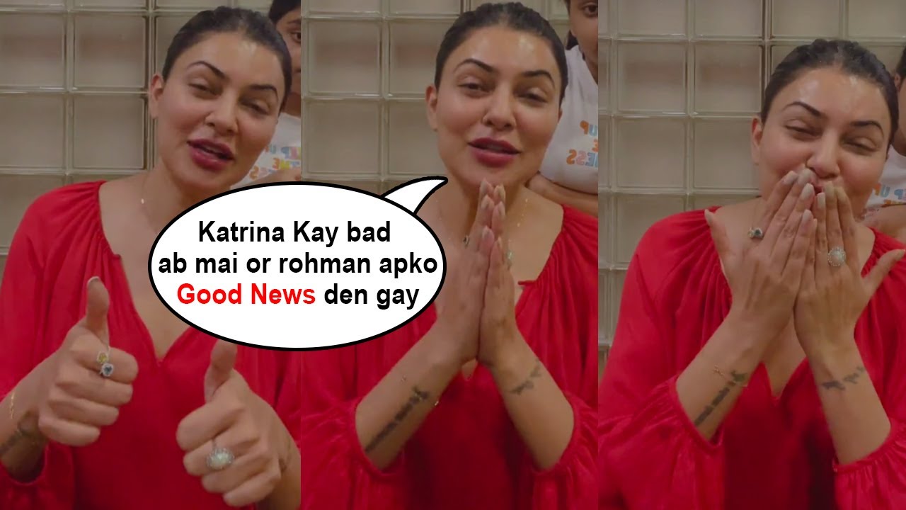 Sushmita Sen live and shared Good News with Boyfriend Rohman Shawl